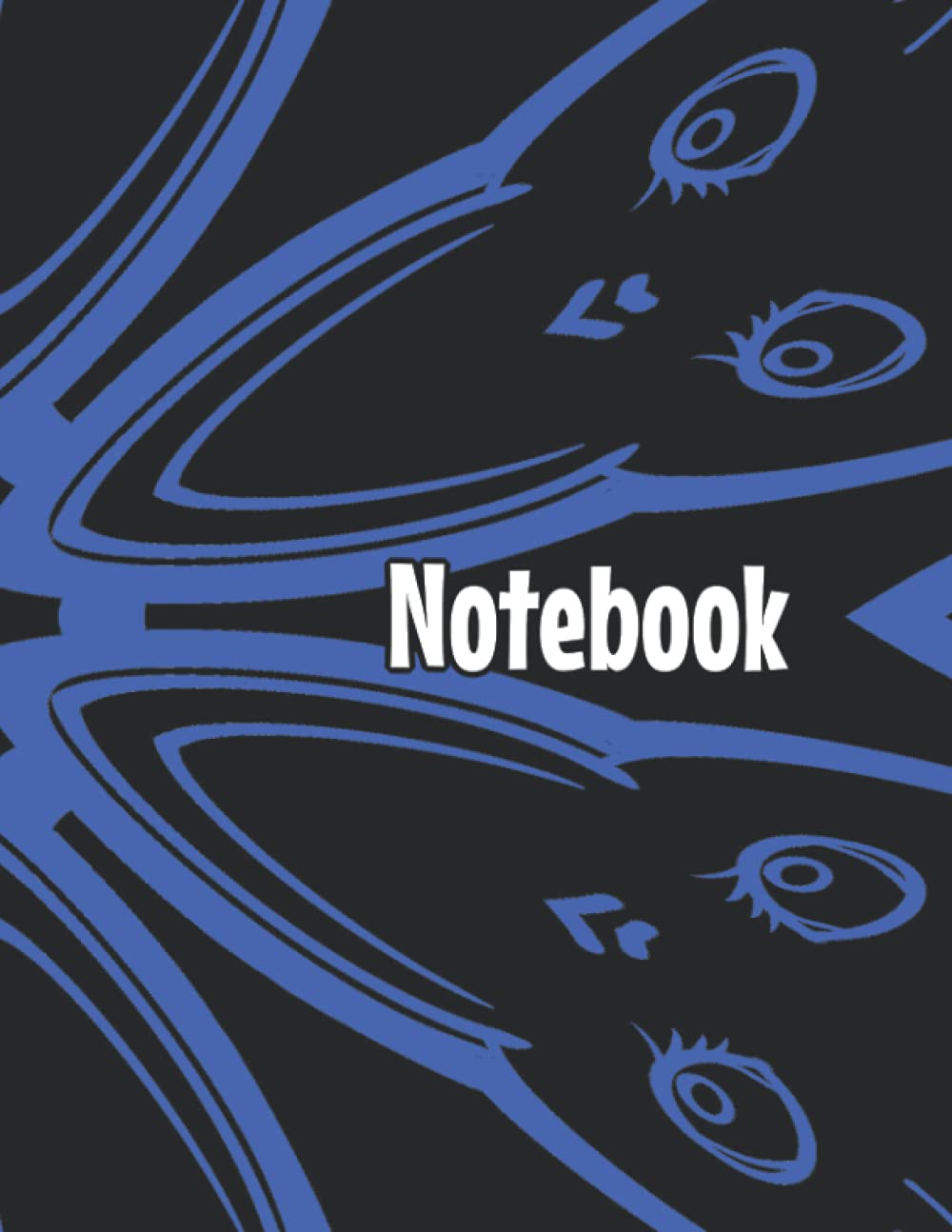 Notebook: Abstract Rainbow Colors (8.5x11) Essays & Short Stories