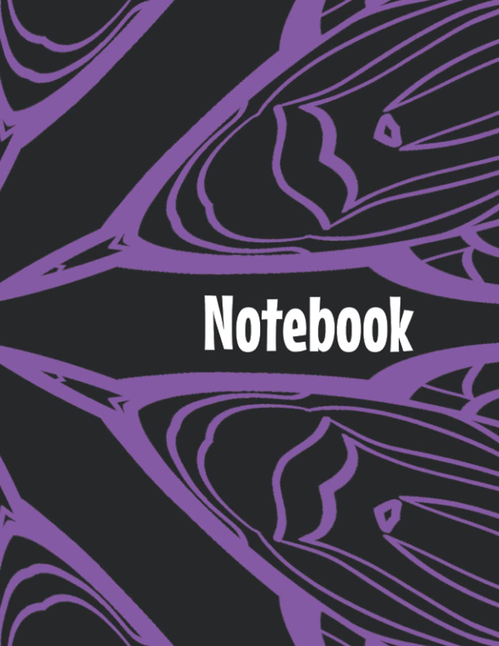 Notebook: Abstract Rainbow Colors (8.5x11) Essays & Short Stories