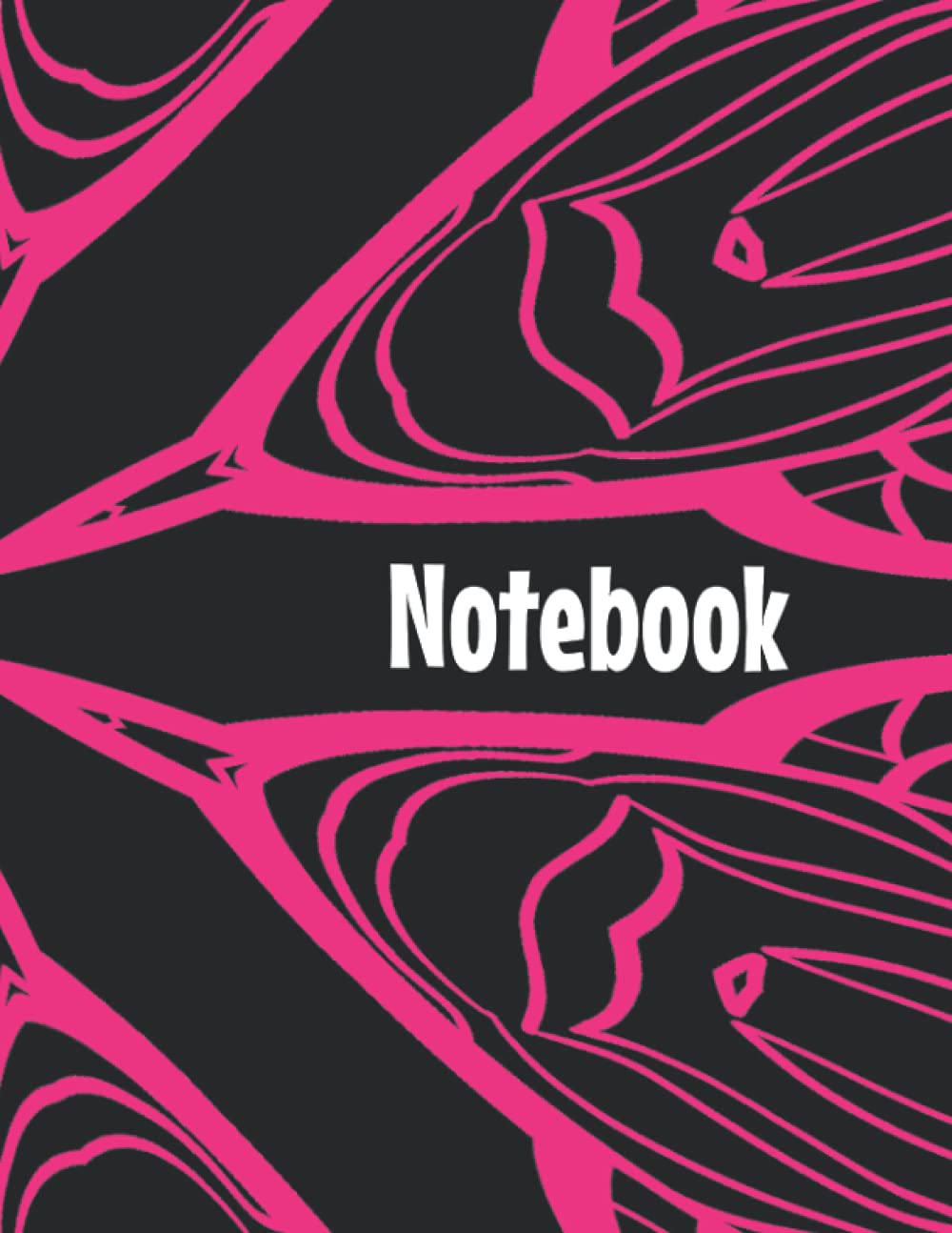 Notebook: Abstract Rainbow Colors (8.5x11) Essays & Short Stories