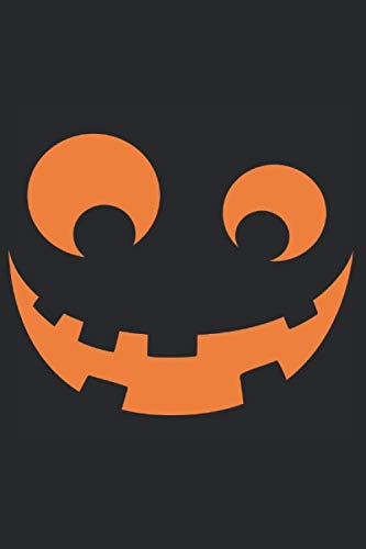 Notizbuch: Halloween Kürbis A5 Notizheft liniert I Trick or treat Geschenk für Kinder I Kürbisgesicht Tagebuch I Grusel Journal Books