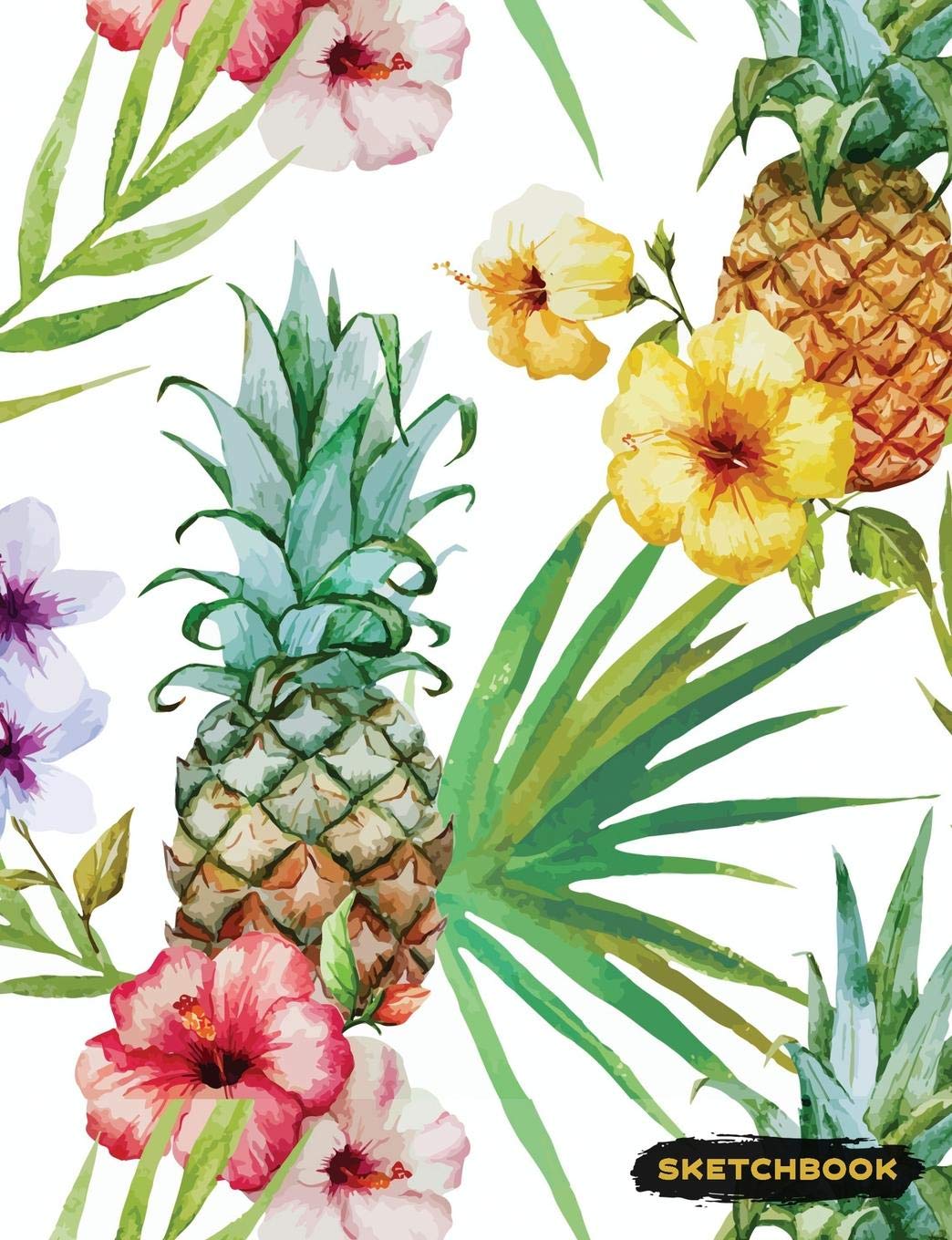 Product Image: Sketchbook: Pineapple Blank Sketch Paper, Creative Artist Drawing Composition Notebook