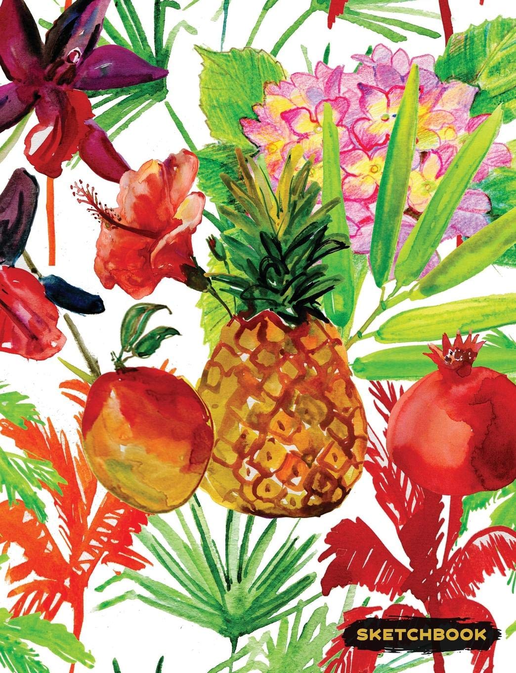 Product Image: Sketchbook: Pineapple Blank Sketch Paper, Creative Artist Drawing Composition Notebook