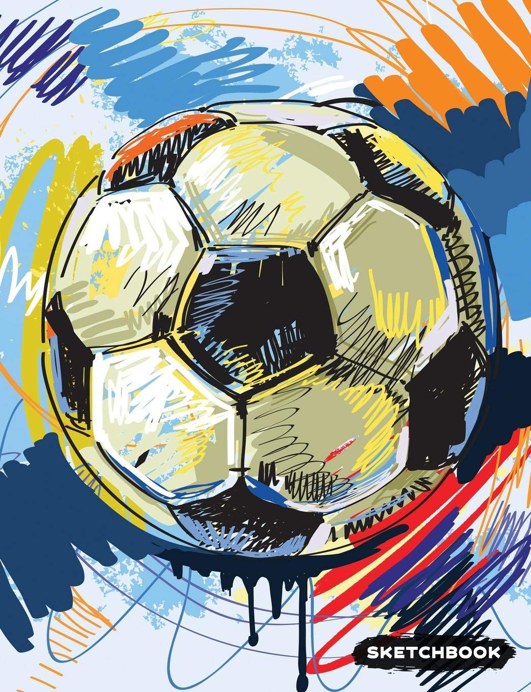 Sketchbook: Soccer Blank Sketch Paper, Creative Artist Drawing Composition Notebook (Cool Sports Journal) Leisure & Fun