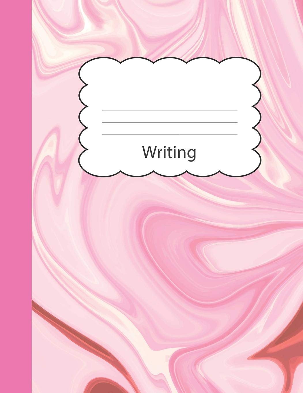 Writing: Cute Large Blank Primary Draw & Write Storybook Paper for Girls | Pink Marble Paperback Cover Cover | Story Book Writing Practice | Use ... a tale, be creative | Cattle Farmer Farmhouse Media & Communication