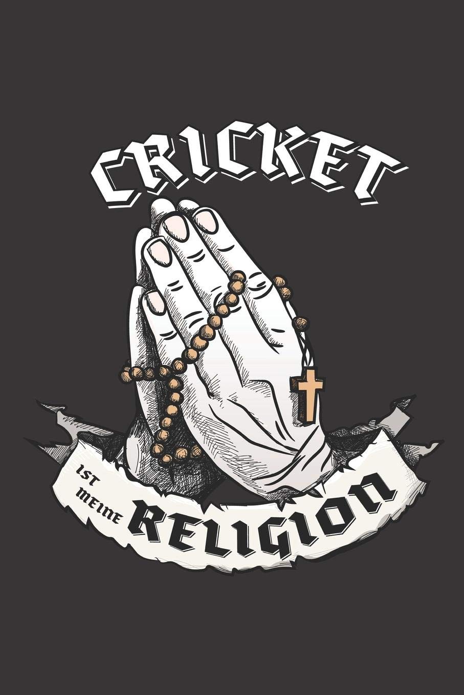 Cricket Ist Meine Religion: DIN A5 6x9 I 120 Seiten I Kariert I Notizbuch I Notizheft I Notizblock I Geschenk I Geschenkidee Books
