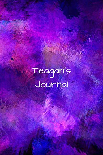 Teagan's Journal: Personalized Lined Journal for Teagan Diary Notebook 100 Pages, 6" x 9" (15.24 x 22.86 cm), Durable Soft Cover Books