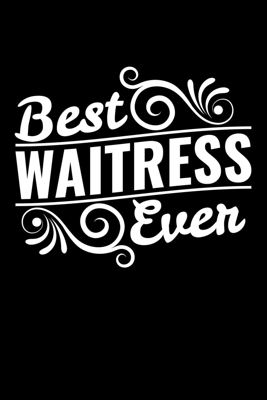 Best Waitress Ever: Blank Paper Sketch Book - Artist Sketch Pad Journal for Sketching, Doodling, Drawing, Painting or Writing Arts & Music