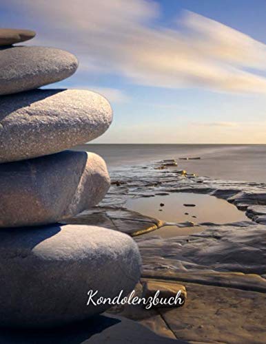 KONDOLENZBUCH: A4 Kondolenzbuch punktiert für Trauerfeiern und Beerdigungen | stilvolles Trauergeschenk für Angehörige | Aufrichtige Anteilnahme mit diesem Gaestebuch aussprechen | Trauerbuch book