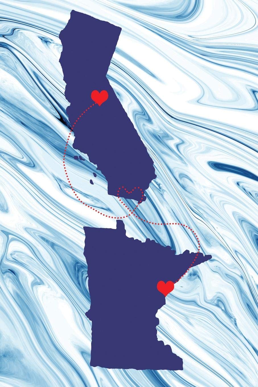 Long Distance Out of State Journal: California & Minnesota book