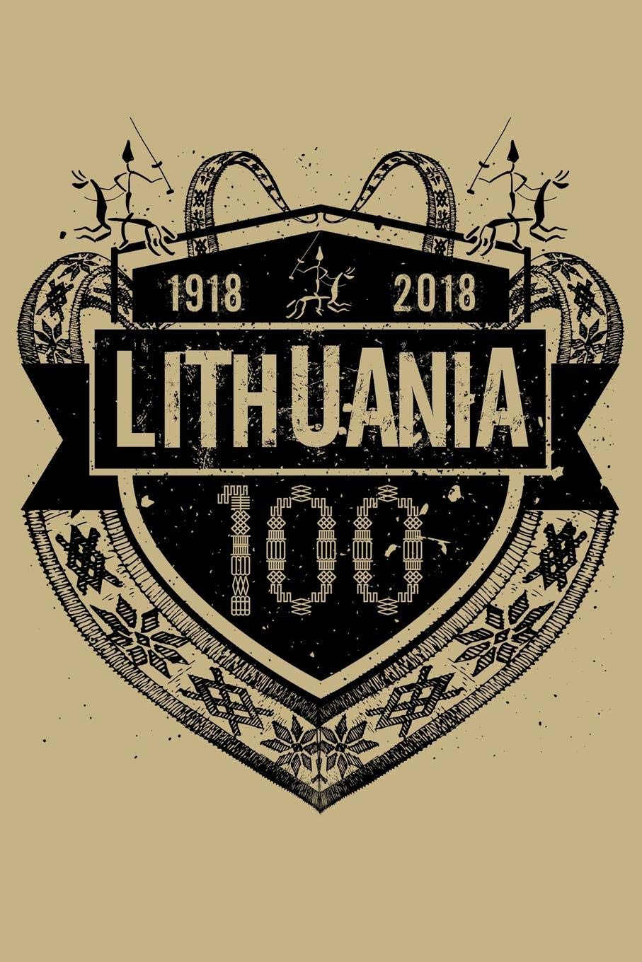 Lithuania 100 1918 - 2018: Blank Paper Sketch Book - Artist Sketch Pad Journal for Sketching, Doodling, Drawing, Painting or Writing Arts & Music