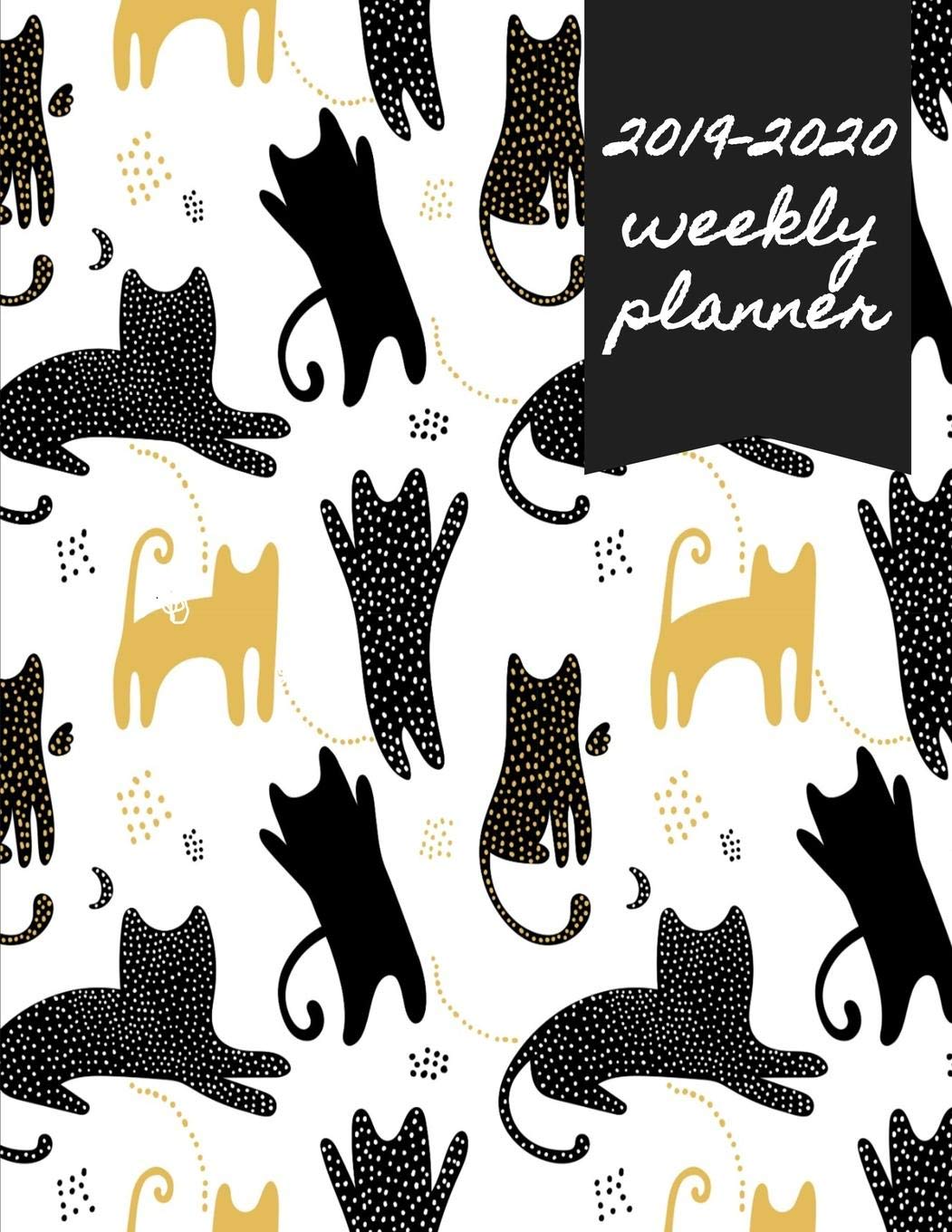 2019-2020 Weekly Planner: Dated 8.5x11 Calendar With To-Do List Notebook Books