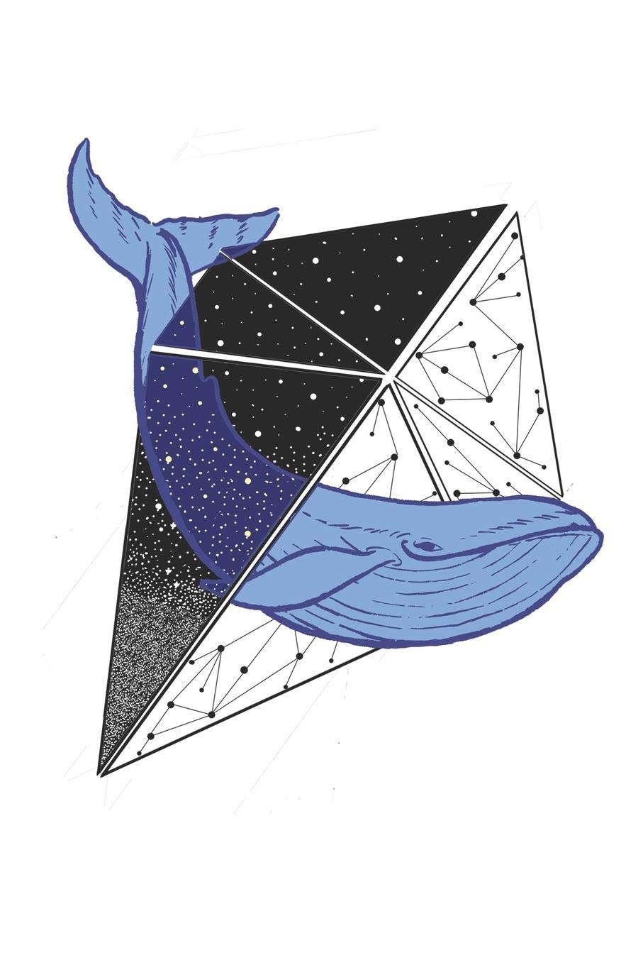 Creaturely Space Whale Notebook: Blank Journal, 6x9 inches with 150 Pages Essays & Short Stories