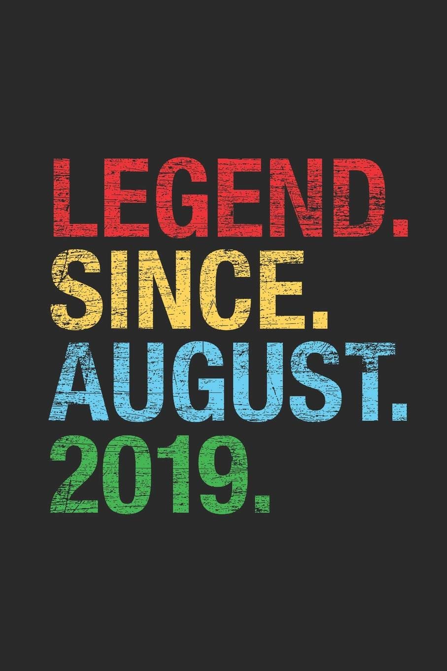 Legend Since August 2019: Graph Paper Journal (6" X 9" - 120 Pages/ 5 Squares per inch) for Birthday Gift Idea for Women and Men Essays & Short Stories