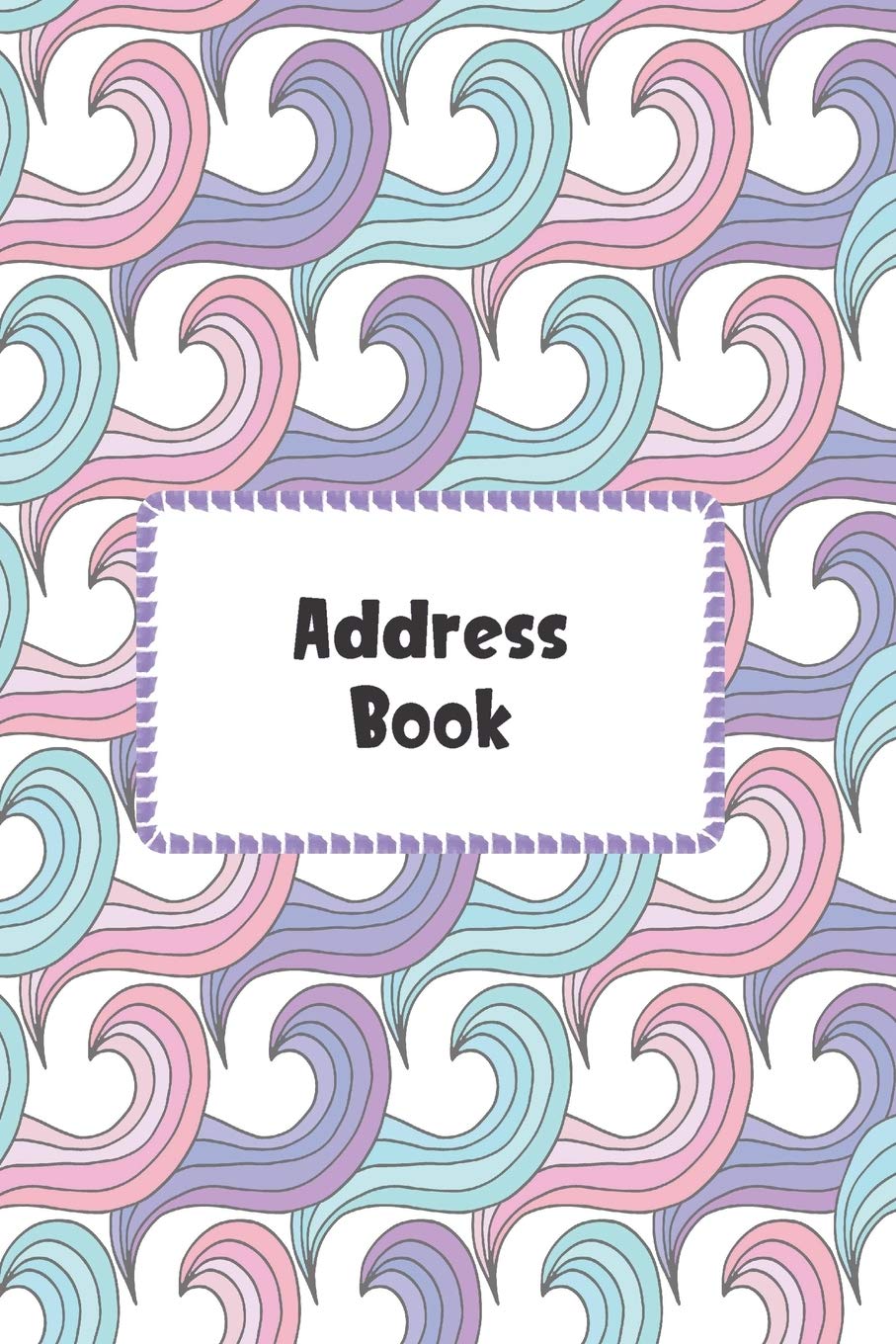 Address Book: Cute Abstract Address Book with Alphabetical Organizer, Names, Addresses, Birthday, Phone, Work, Email and Notes (Address Book 6x9 Size, Band 9) Reference Books