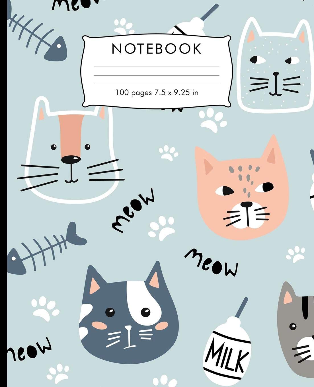 Notebook: Dabbing Unicorn Pattern Hand Writing Paper. 100 pages handwriting book 7.5 x 9.25 inches for practice writing. Novels & Short Stories