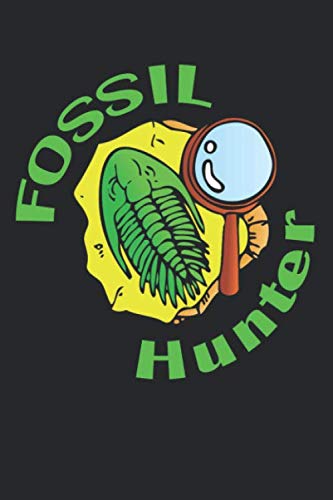 Fossil Hunter: Blanko Composition Notebook (6x9 inches) Journal with 120 pages for Fossil Hunter: Ammonites, Trilobites, Megalodon Teeth and Dinosaur Dino Fossils Books