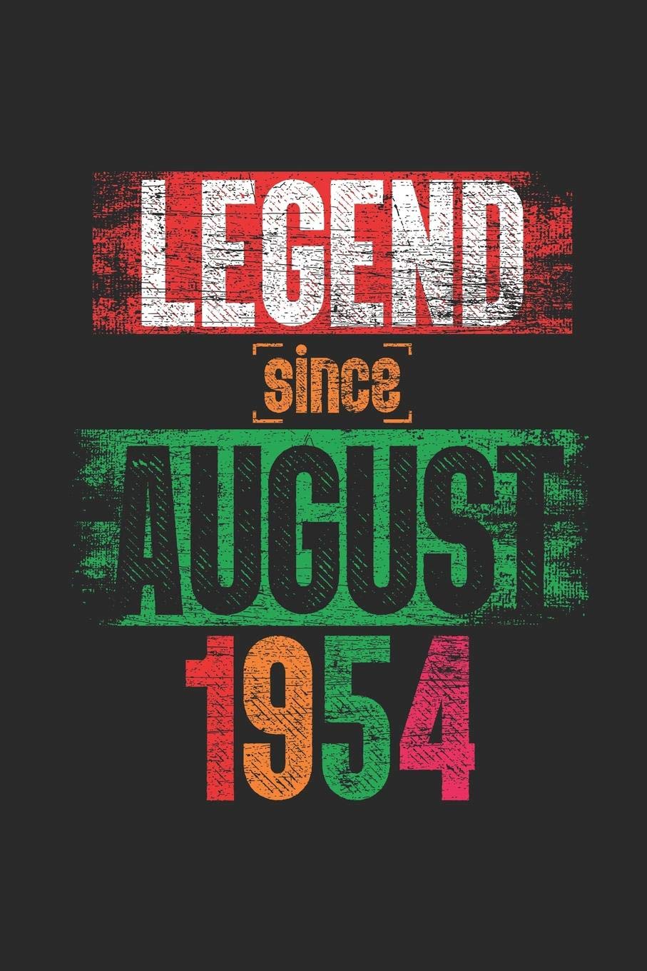 Legend Since August 1954: Graph Paper Journal (6" X 9" - 120 Pages/ 5 Squares per inch) for 65th Birthday Gift Idea for Women and Men Essays & Short Stories