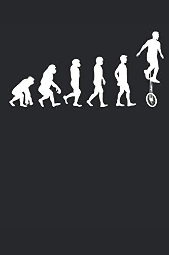 Evolution Radsportart Einrad: Notizbuch DIN A5 I Liniert I 120 Seiten I Sportart Radsport Unicycle Fahrzeug Einradfahrer Pedalfahrzeug Leisure & Fun