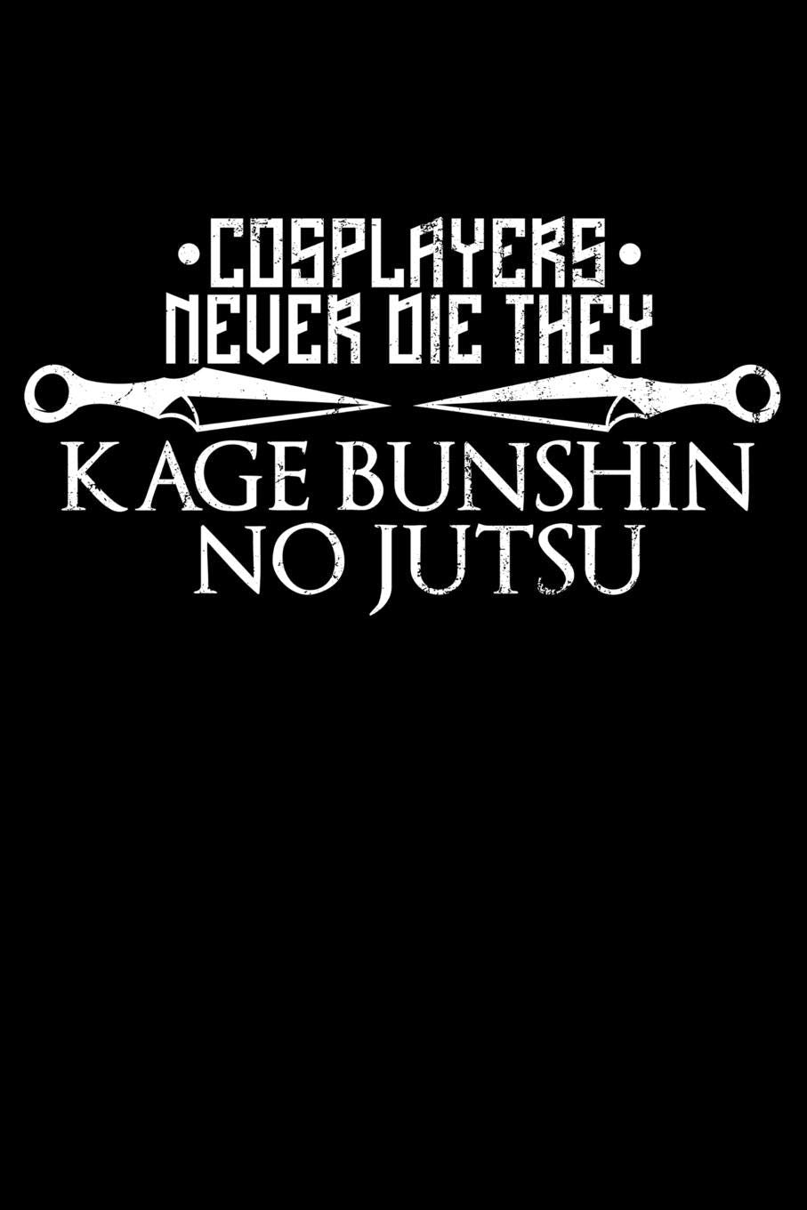 Journal: Cosplay Ninja Clone Anime Cosplayers Black Lined Notebook Writing Diary - 120 Pages 6 x 9 Film, Art & Culture