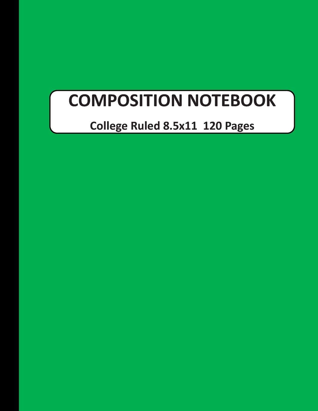 Composition Notebook College Ruled: A Large Blank Gold Journal Note book to Write-in for Home School, Middle School through to College and Adults 200 Pages 8.5x11 Learning & Reference