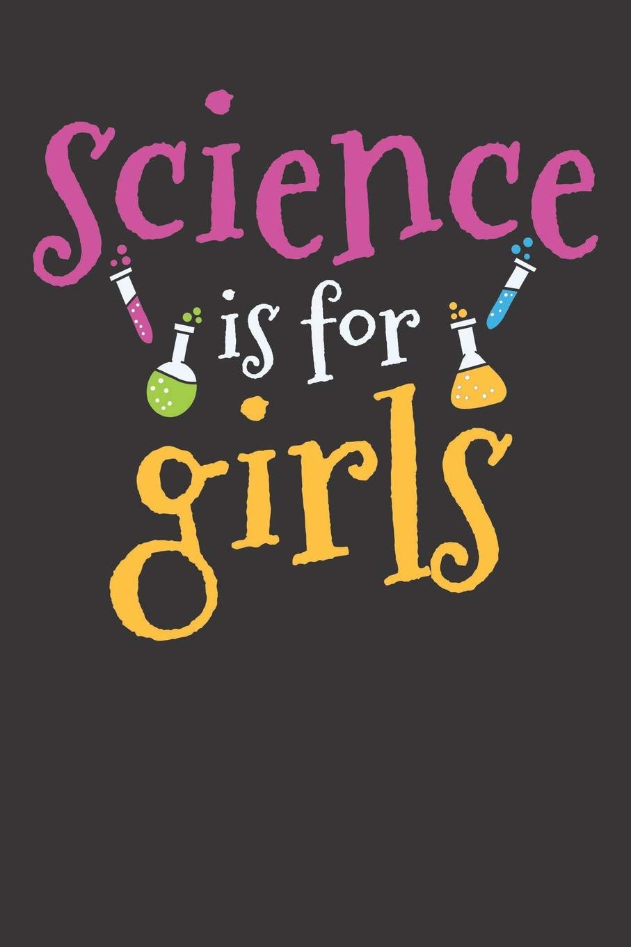Notebook: Dot Grid Dotted 6x9 120 Pages Science Girl Student Teacher Chemistry Books
