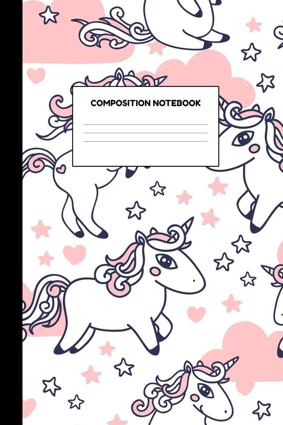 Composition Notebook: Splendid Unicorn School Supplies for Girls - College Ruled Paper Notebook Journal Blank Lined Workbook for Teens Kids Students for Home School for Writing Notes Books