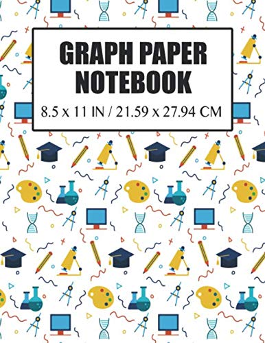 Graph Paper Notebook: Graph Paper Composition Notebook Journal | 8.5 x 11| 4 Squares Per Inch | 120 Sheets | Squared | Large Squares book