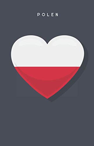 Polen - Reisetagebuch: Notizbuch | Flagge Polen | 110 Seiten dotted line Punkteraster | ähnlich A5 Travel