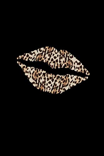 Cheetah Kiss - Animal Print - Notebook: 6x9 Dotgrid 120 Pages Paper Journal • Manuscript • Planner • Scratchbook • Diary Wildlife Kisses Cheetah Skin Kissing Lips Leopard Fur for School or College Books