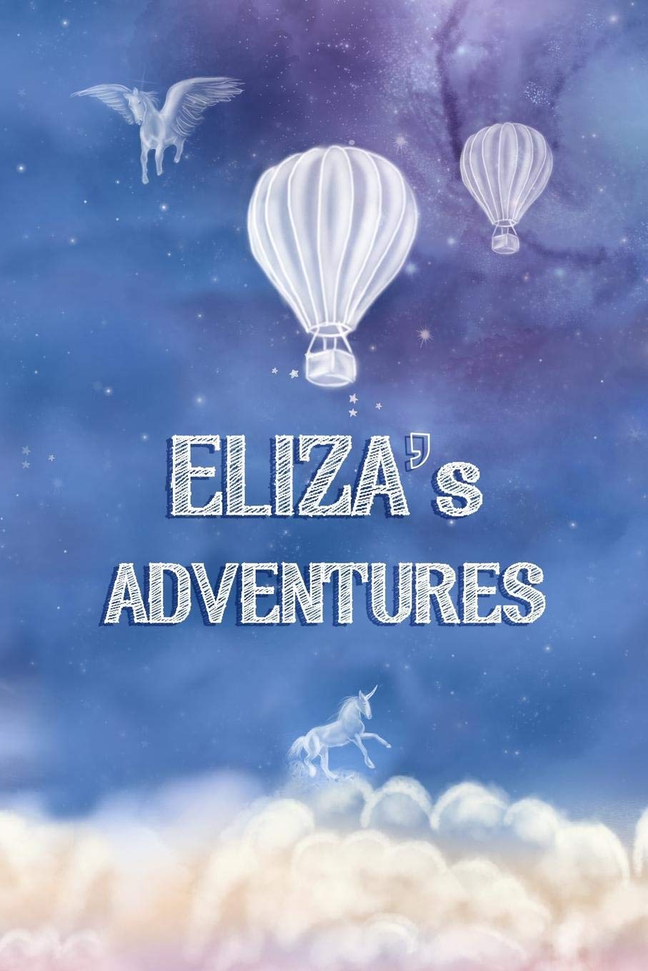 Eliza's Adventures: A Softcover Personalized Keepsake Journal for Baby, Cute Custom Diary, Unicorn Writing Notebook with Lined Pages (Journey to Imagination, Band 150) Parents & Children
