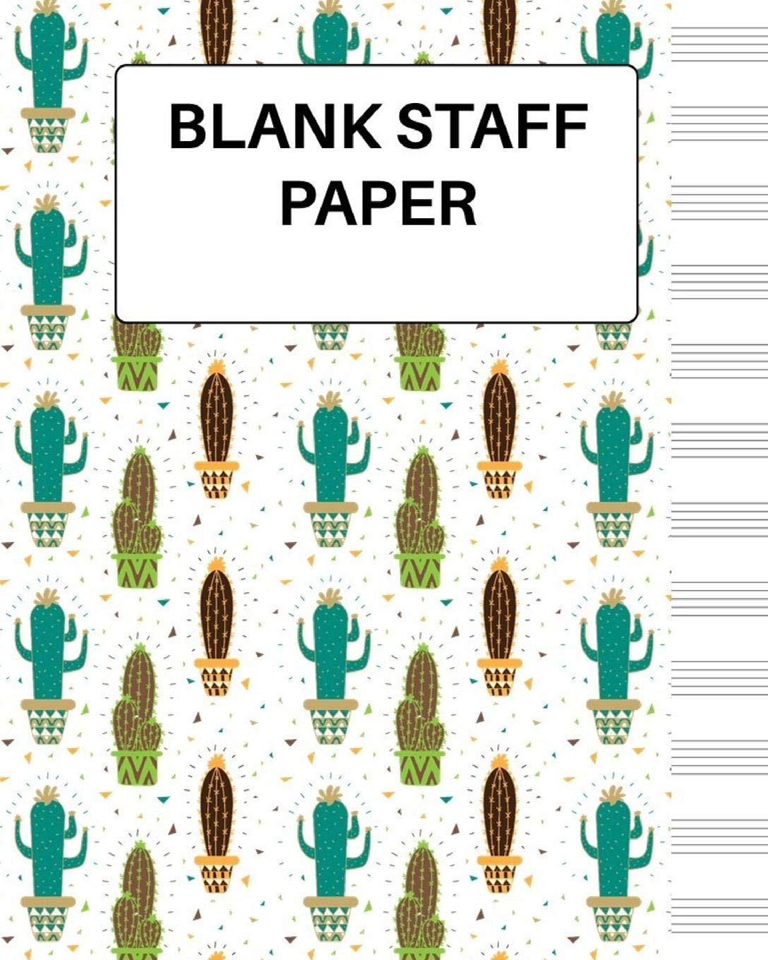 Blank Staff Paper: Music Sheets Notebook for Kids Beginners, and Composers Arts & Music