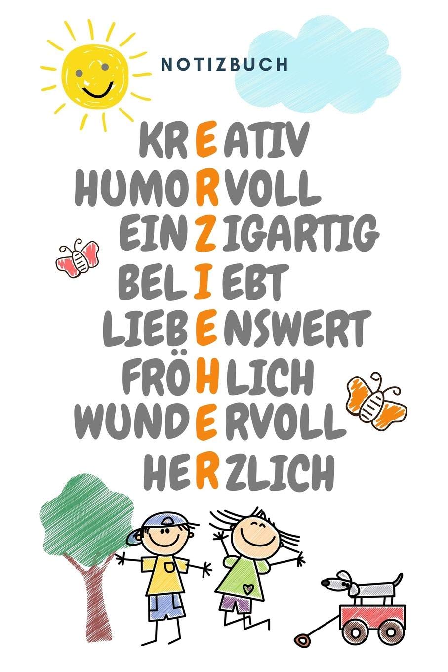 ERZIEHER NOTIZBUCH: A5 Notizbuch punktiert als Danke Geschenk für Erzieher und Erzieherin | Abschiedsgeschenk | Geburtstag | Planer | Terminplaner | Kindergarten | Kita Books
