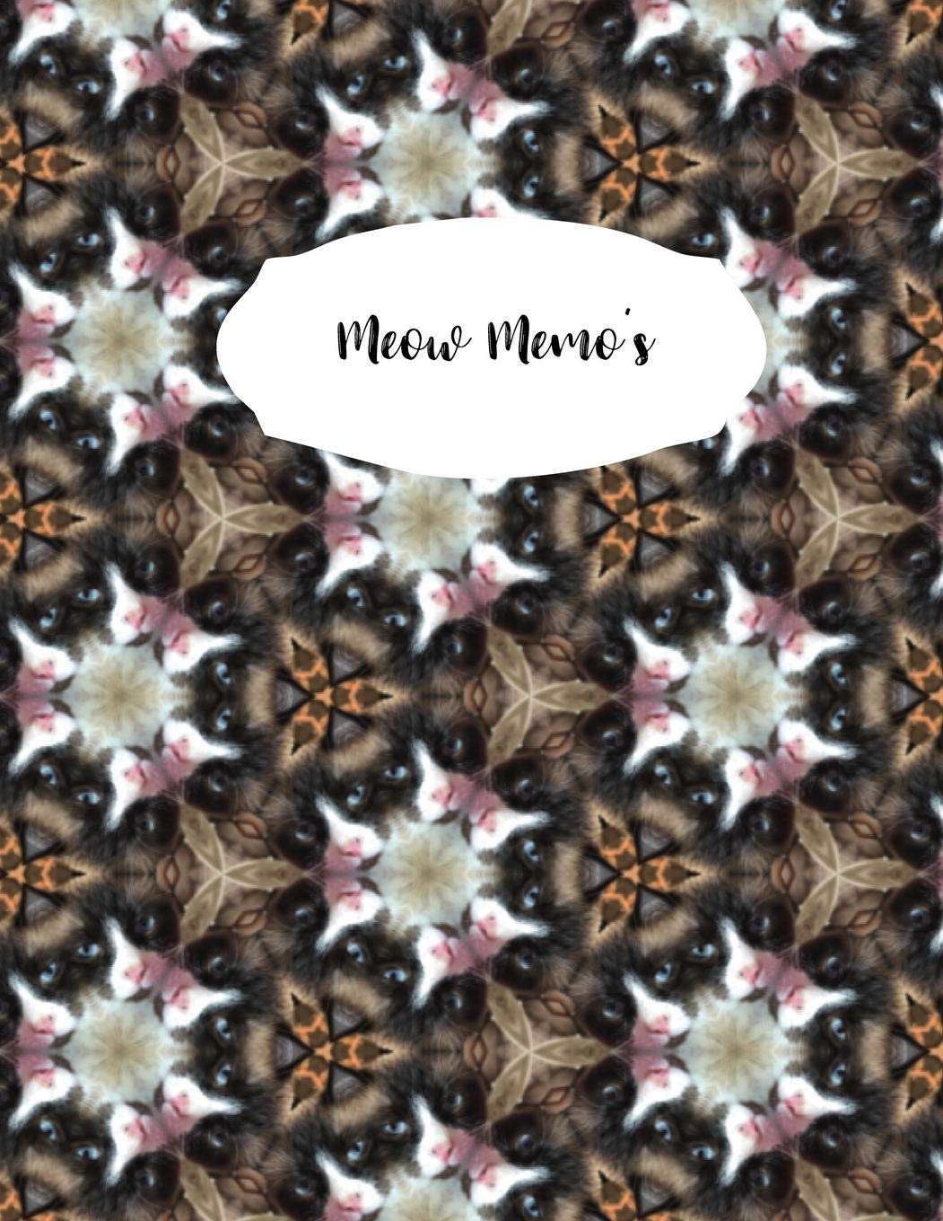 Meow Memo's: Kitten Kaleidoscope Schedule Planner for Cat Lovers, Groomers, Vets lined notebook composition book (Kaleidoscope Animals, Band 6) Mathematics