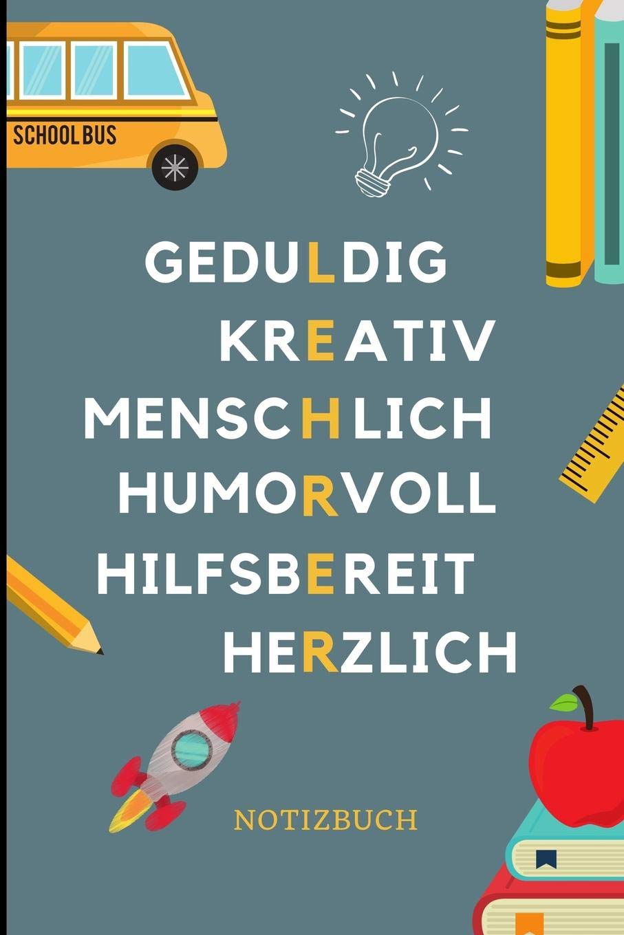 LEHRER NOTIZBUCH: A5 Notizbuch liniert als Danke Geschenk für Lehrer und Lehrerin | Abschiedsgeschenk | Geburtstagsgeschenk | Planer | Terminplaner | Schule | Ferien Books