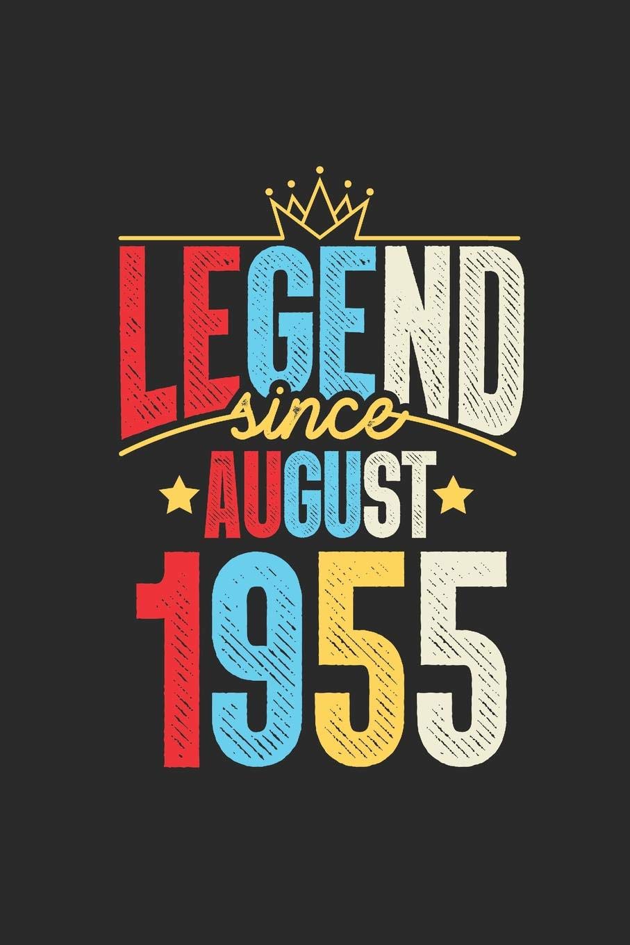 Legend Since August 1955: Dotted Bullet Grid Notebook / Journal (6 X 9) – 64th years old Birthday Gift and Anniversary Gift for Women and Men Essays & Short Stories