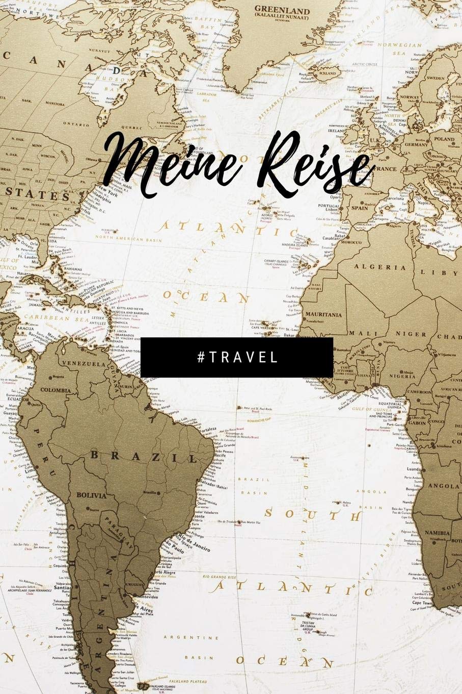 Meine Reise: Version: Weltkarte | Schönes Reisetagebuch & Urlaubsnotizbuch/-planer | Gepunktetes Notizbuch mit 120 Seiten zum Selberschreiben | ... Frauen, Kinder und alle Weltenbummler - 6x9 Travel Books