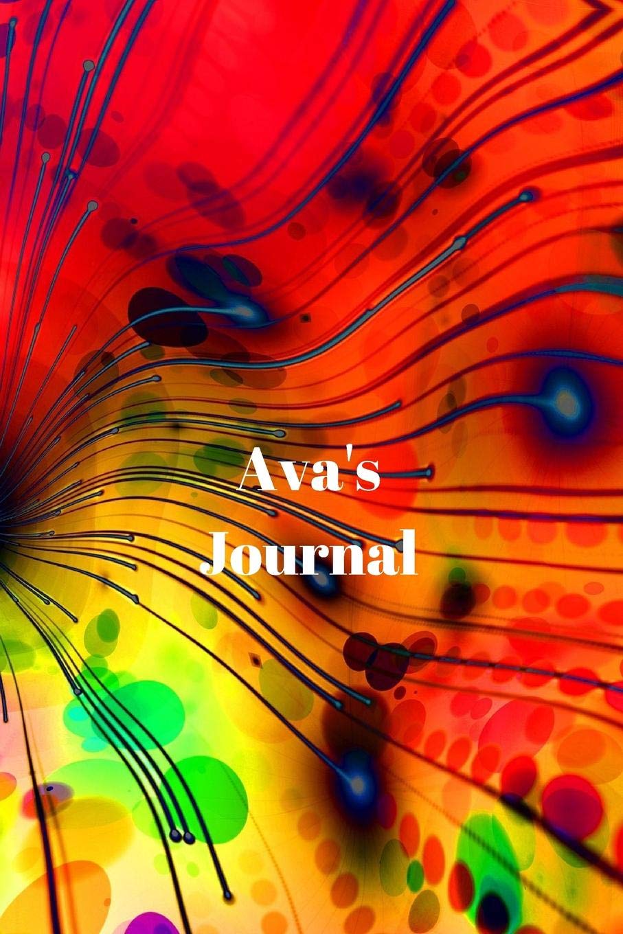 Ava's Journal: Personalized Lined Journal for Ava Diary Notebook 100 Pages, 6" x 9" (15.24 x 22.86 cm), Durable Soft Cover Books