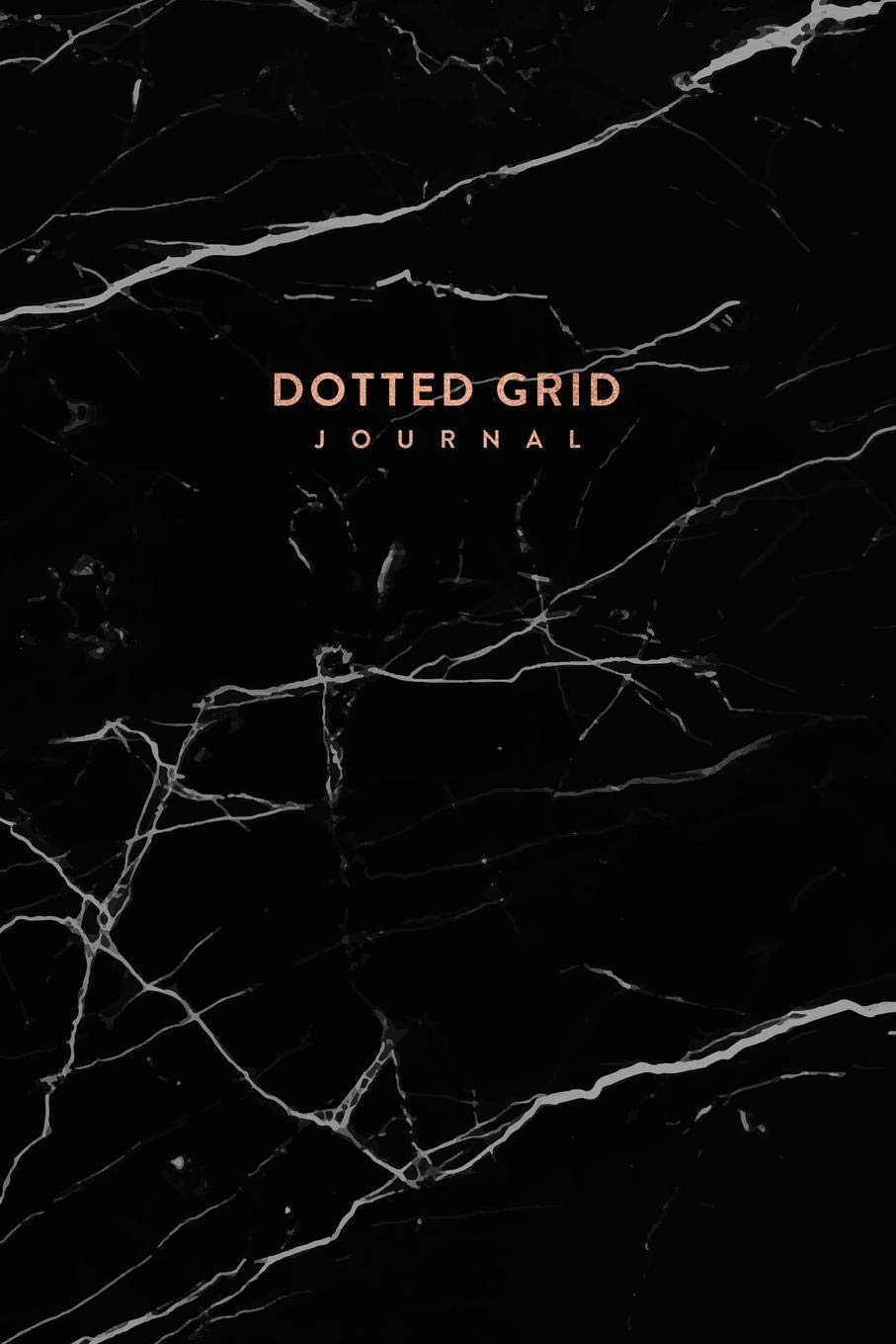 Dotted Grid Journal: Black Marble and Rose Gold Dot Grid Journal | 6 x 9 - A5 Notebook (Marble and Gold Bullet Journal, Band 1) Hobbies & Crafts