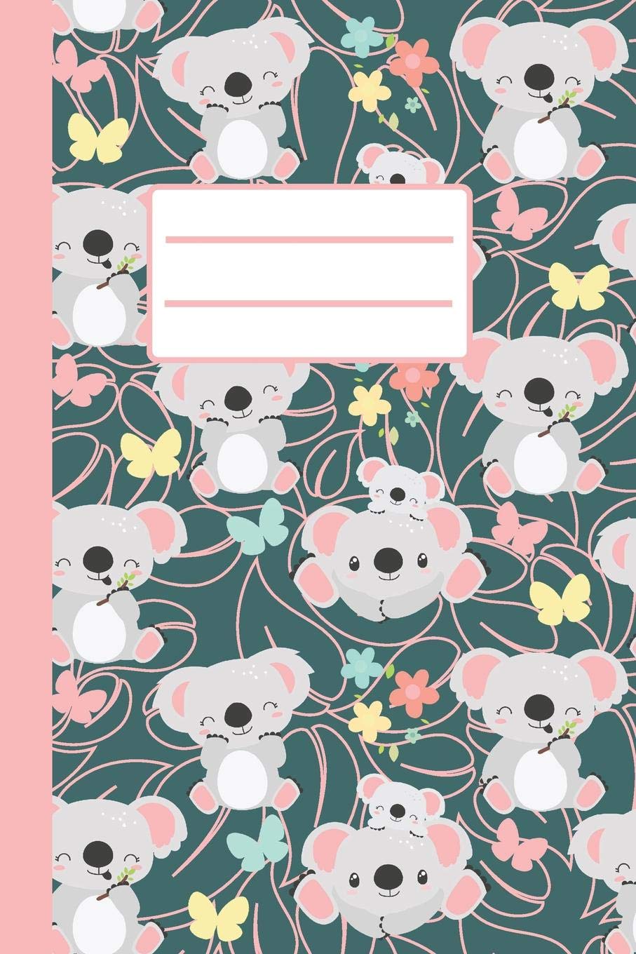 Koala And Friends: Cute Baby Koala Bear Notebook / Journal For Girls, Perfect For Notes, Lined Pages, Gift For Koala Lovers Parents & Children