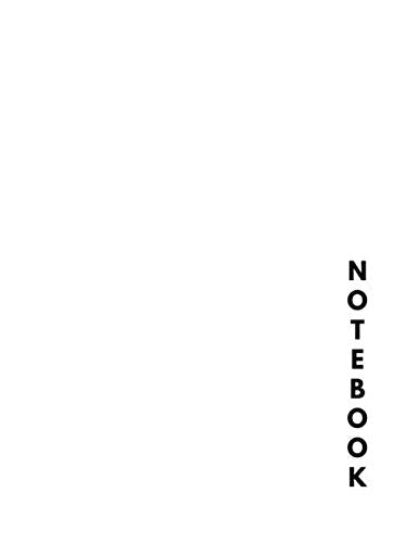 Notebook: Lined Notebook. XXL (8.5x11 inches). 120 Pages. Soft cover Learning & Reference