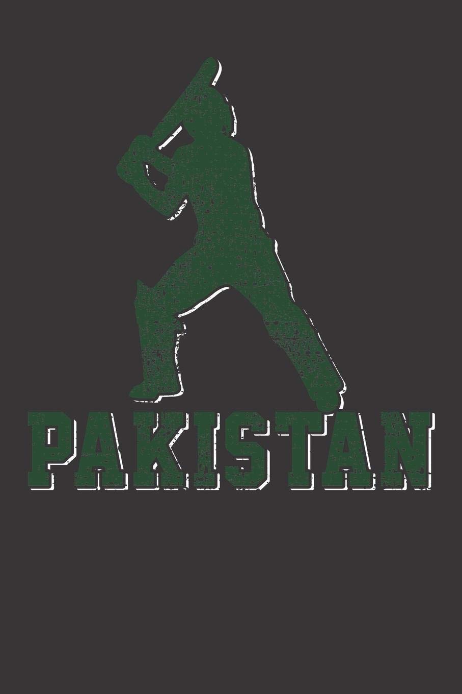 Notebook: Cricket Pakistan Player Coach Vintage Dot Grid 6x9 120 Pages book