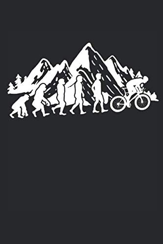 Evolution Radsportart Mountainbike: Notizbuch DIN A5 I Liniert I 120 Seiten I Sportart Radsport Geländerad Mountain-Bike Fahrrad Freestyle Fahrradfahrer Fahrzeug Fahrer Leisure & Fun