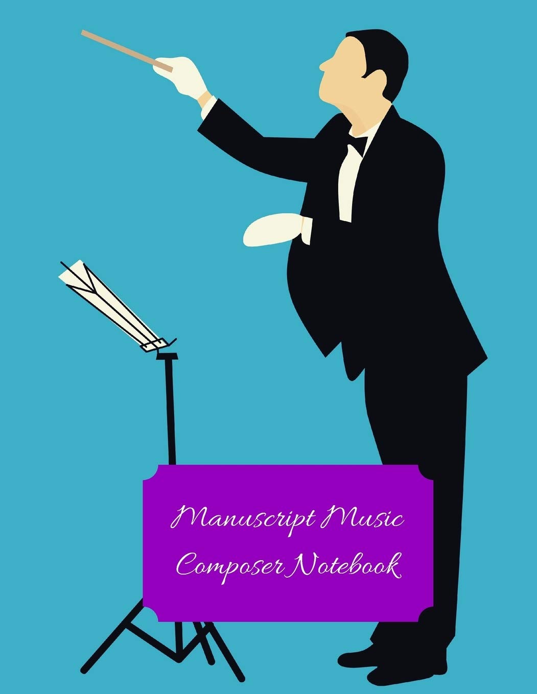 Manuscript Music Composer Notebook: Blank Music Sheet Notebook (12 Staves) Perfect Gift For Aspiring Musicians, Songwriters, Composers Arts & Music