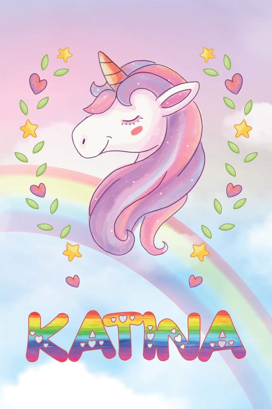 Katina: Katina Unicorn Notebook Rainbow Journal 6x9 Personalized Customized Gift For Someones Surname Or First Name is Katina Essays & Short Stories