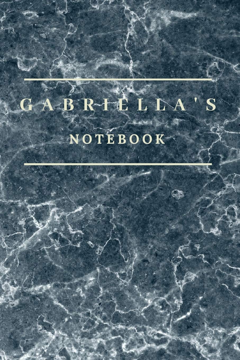 Gabriella's Notebook: Personalised Custom notebook for Gabriella: Beautiful marble effect notebook notepad jotter - makes a special personal gift and present for Gabriella book
