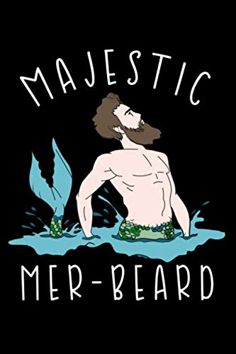 Majestic Mer-Beard: Blood Pressure tracker Journal 95 Manga