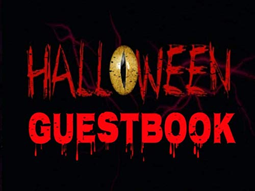 Halloween Guestbook: Sign In 8x6 90 Pg Guest Journal Non-fiction