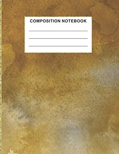Composition Notebook: Gold Notebook Cool College Ruled Line Paper Composition Notebook Perfect For Any Gold Lover, School Birthday Special Gift. ... 150 College-ruled Pages | 8.5 x 11 - A4 Size Foreign Languages ​​& Dictionaries