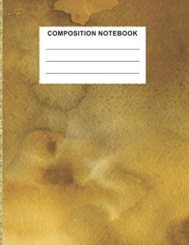 Composition Notebook: Gold Notebook Cool College Ruled Line Paper Composition Notebook Perfect For Any Gold Lover, School Birthday Special Gift. ... 150 College-ruled Pages | 8.5 x 11 - A4 Size Foreign Languages ​​& Dictionaries