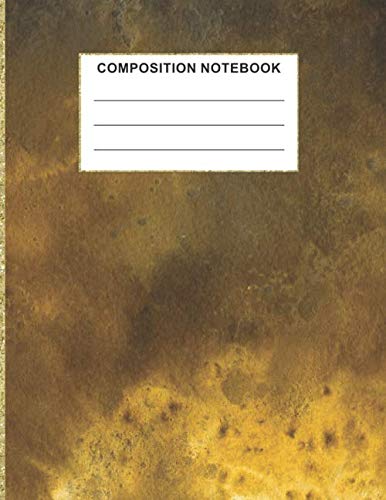 Composition Notebook: Gold Notebook Cool College Ruled Line Paper Composition Notebook Perfect For Any Gold Lover, School Birthday Special Gift. ... 150 College-ruled Pages | 8.5 x 11 - A4 Size Foreign Languages ​​& Dictionaries